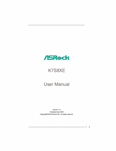 asrock k7s8xe asrock socket A motherboard